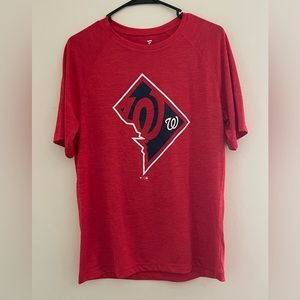 Fanatics Washington Nationals Men's Red T-Shirt Size Medium